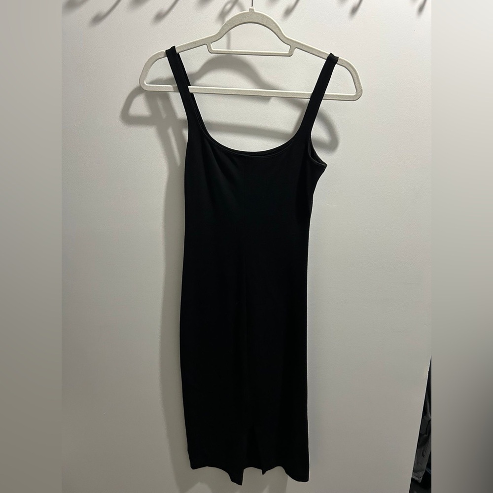 American Apparel tight black tank dress size M